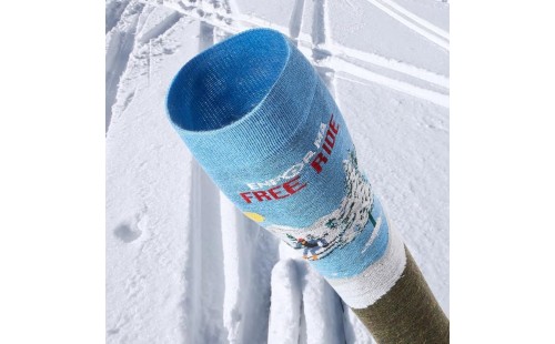 Calcetines de esquí cálidos de lana merino para hombre - Ski