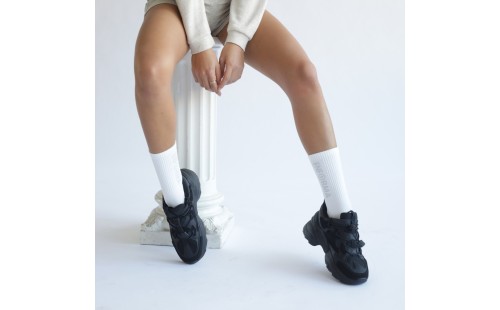 Calcetines de esqui Sportchic para mujer, Calcetines Mujer, Blanco